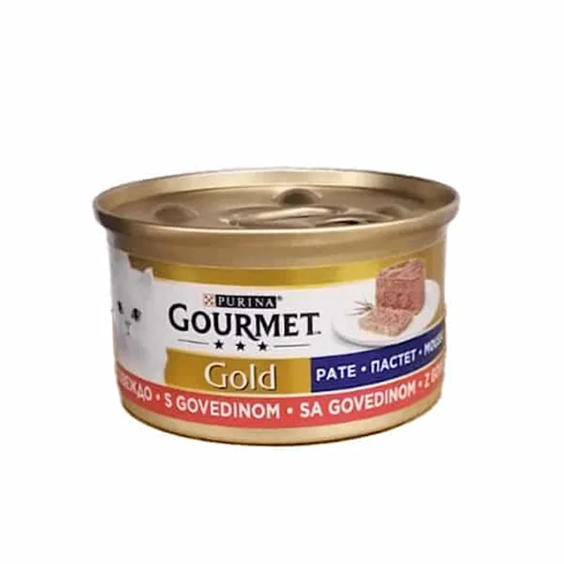 کنسرو پورینا گورمت مخصوص گربه با طعم گوشت(85gr)